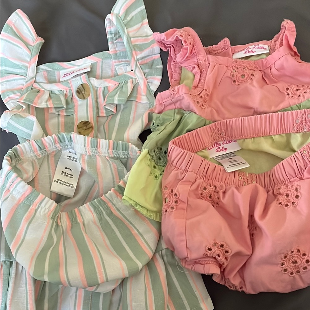 Little lass baby dresses 0-3months/3-6 months